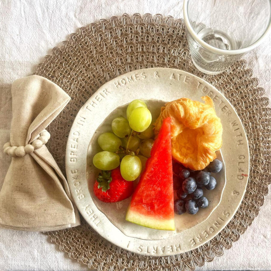 handmade ceramic plate cotswolds